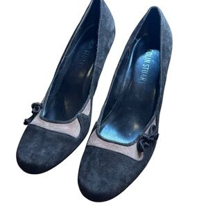 Elegant brown and tan Colin Stuart Women's Heels with bows